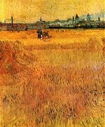 Винсент Ван Гог,Вид на Арль с пшеничного поля  ван-гог.рф